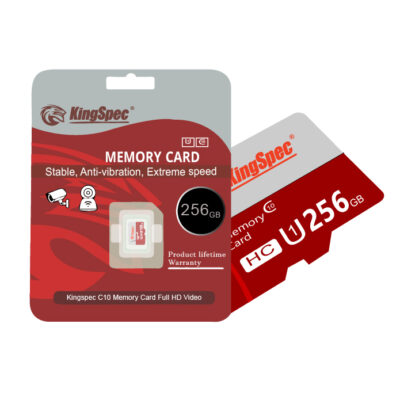 KingSpec C10 256GB Compact Flash MicroSD Memory Card