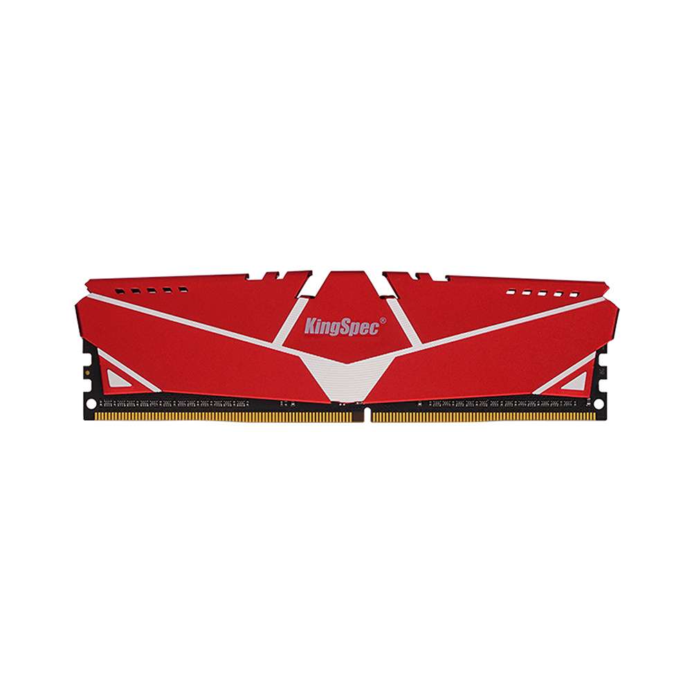 KingSpec DDR4 16GB 2666MHz Heatsink Red Desktop Ram