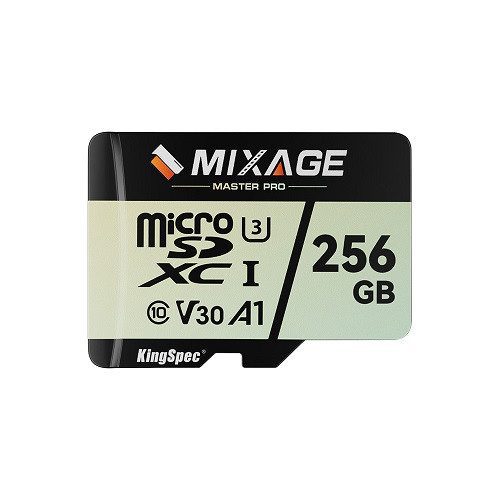 KingSpec 256GB MicroSDXC UHS-I V30 Class10 Memory Card