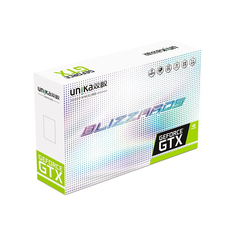 UNIKA GeForce GTX 1660SUPER BLIZZARDS 6GD6 V2 Dual Fan Graphics Card