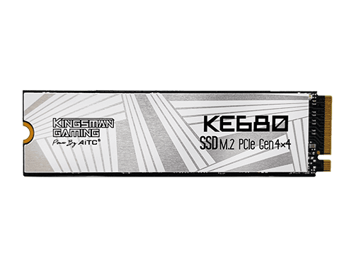 AITC Kingsman Gaming KE680 1TB M.2 PCIe Gen4X4 (DRAM-less) 2280mm NVMe SSD