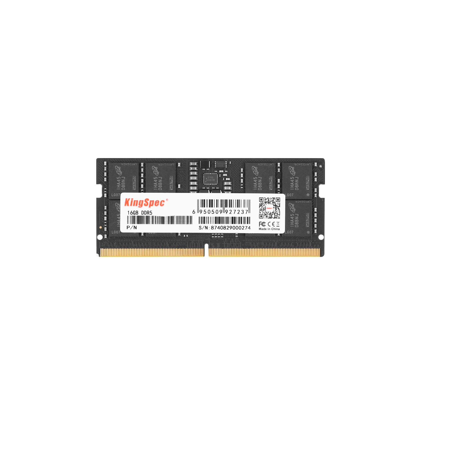 KingSpec 16GB 5600MHz DDR5 Laptop Ram