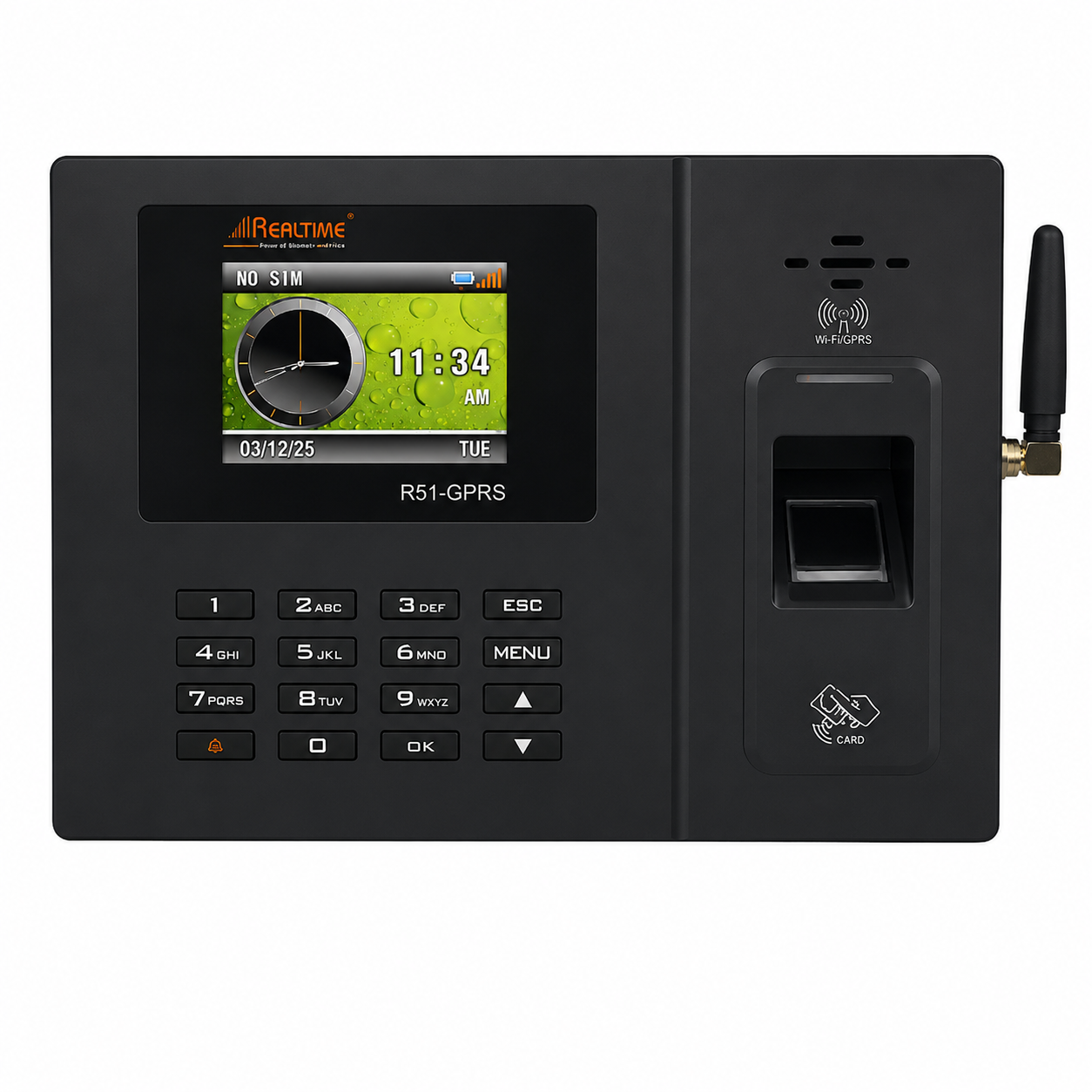 RealTime R51 GPRS Cloud Software Fingerprint Time Attendance