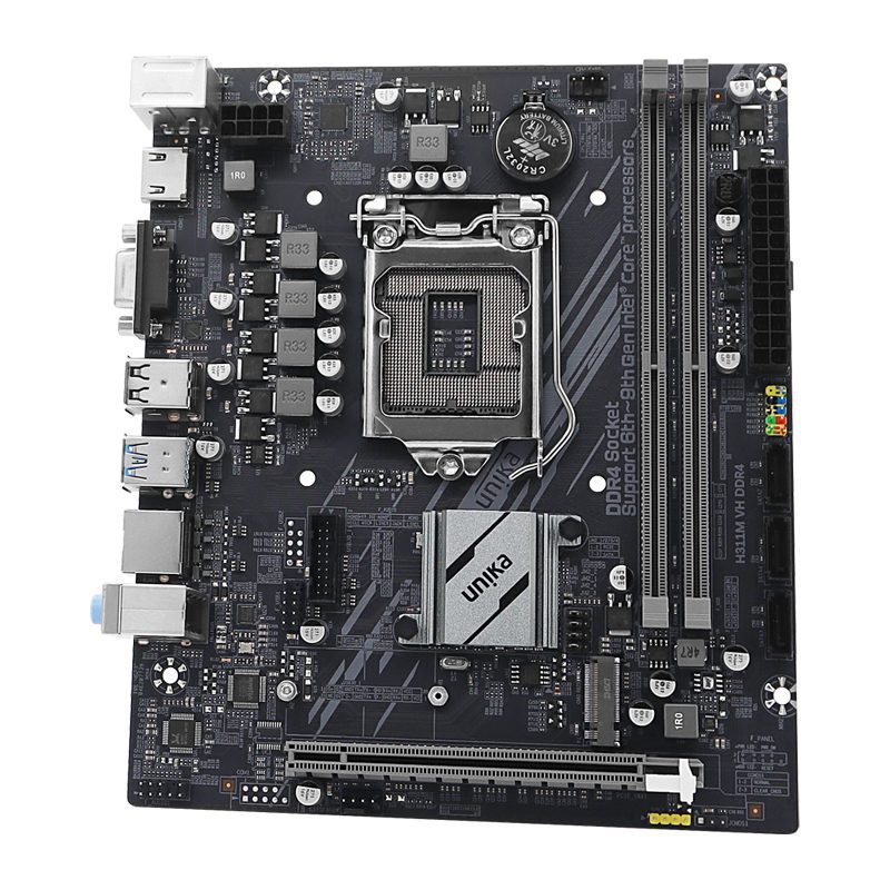 UNIKA UN-H311M VH DDR4 SNIPER DDR4 6th/7th/8th/9th Gen Micro ATX Motherboard - Image 4