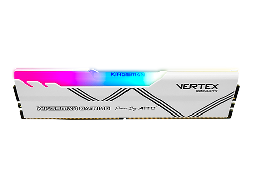 AITC Kingsman Gaming Vertex RGB 16GB DDR5 7200MHz Gaming Desktop RAM (White) - Image 2