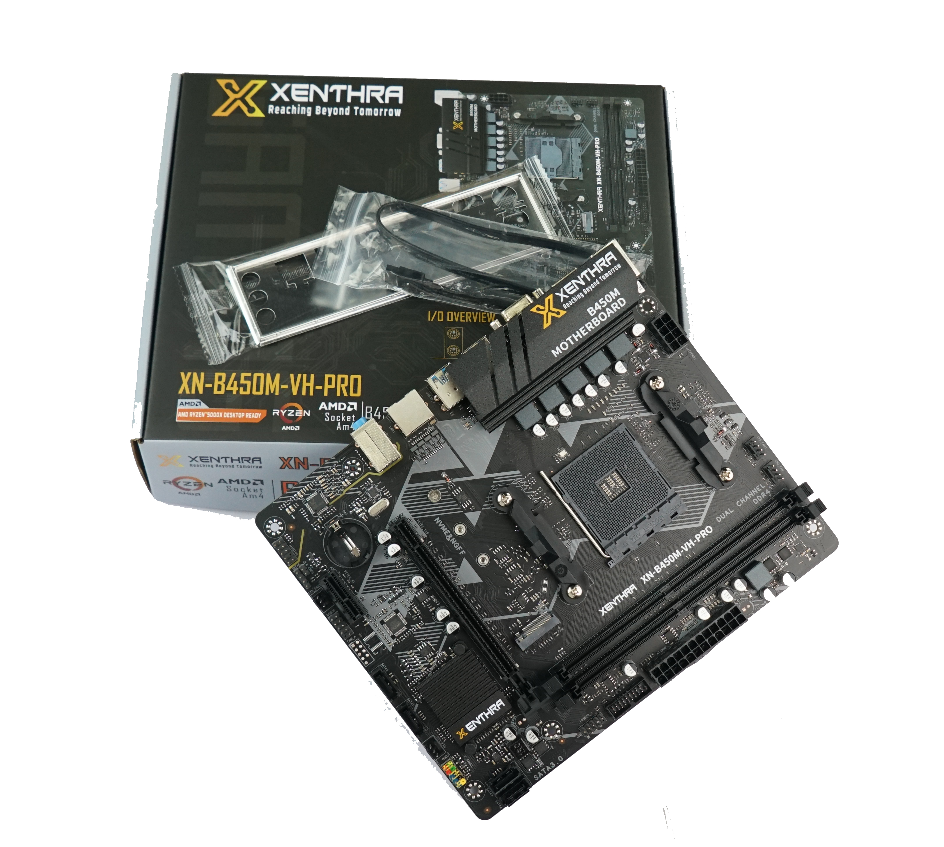 XENTHRA XN-B450M-VH-PRO High-Performance Mirco-ATX AMD Motherboard