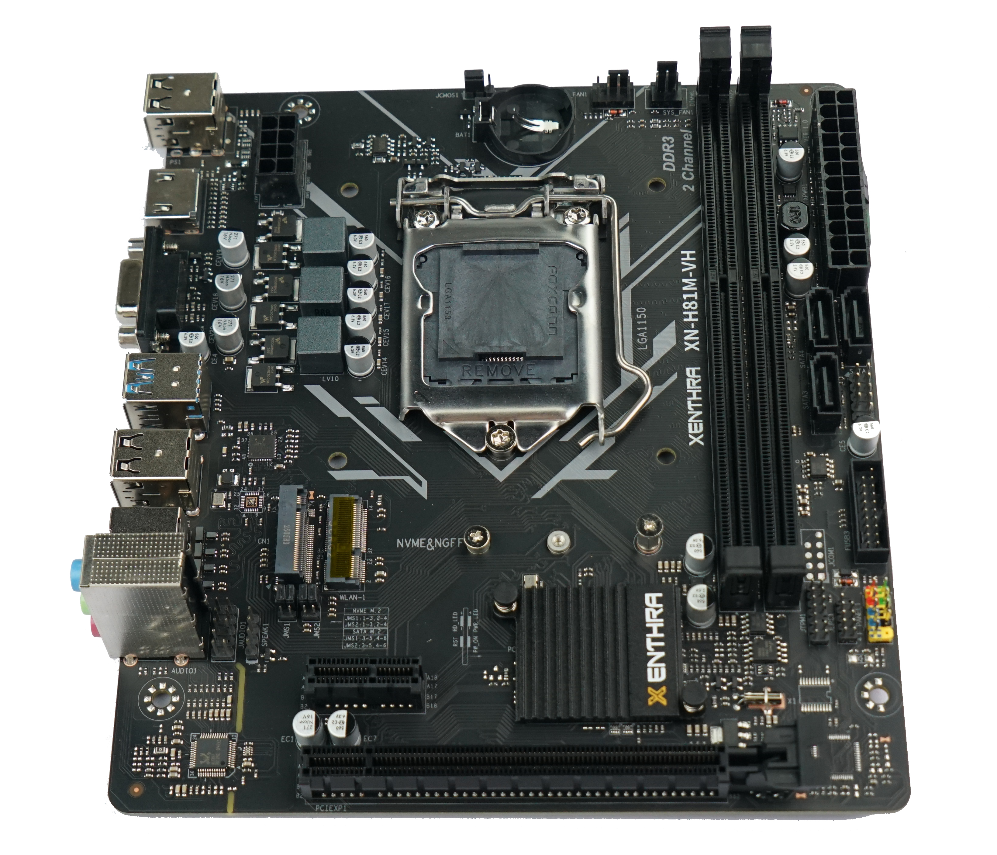 XENTHRA XN-H81M-VH Intel 4th Gen High-Performance Mirco-ATX Motherboard - Image 2