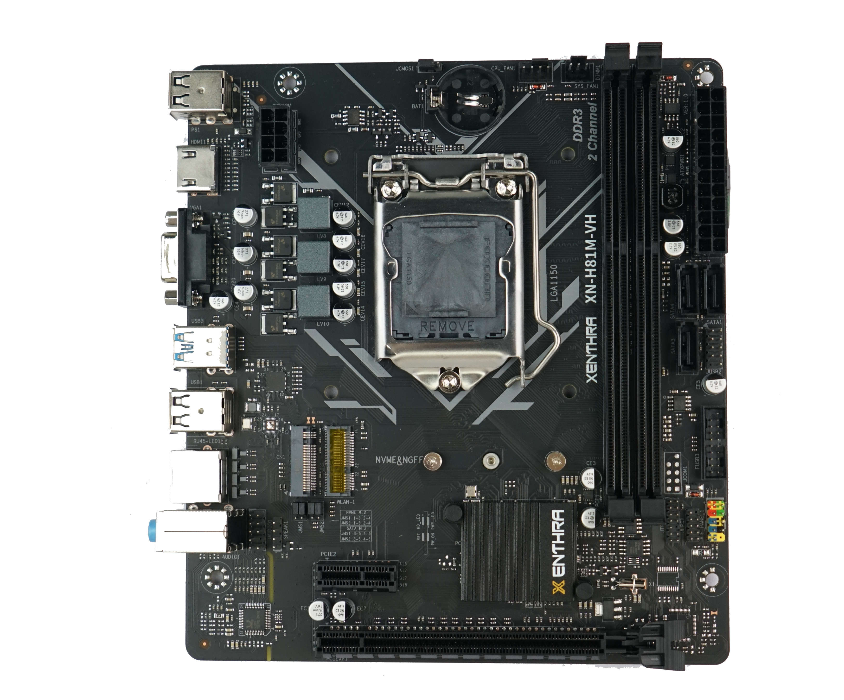 XENTHRA XN-H81M-VH Intel 4th Gen High-Performance Mirco-ATX Motherboard